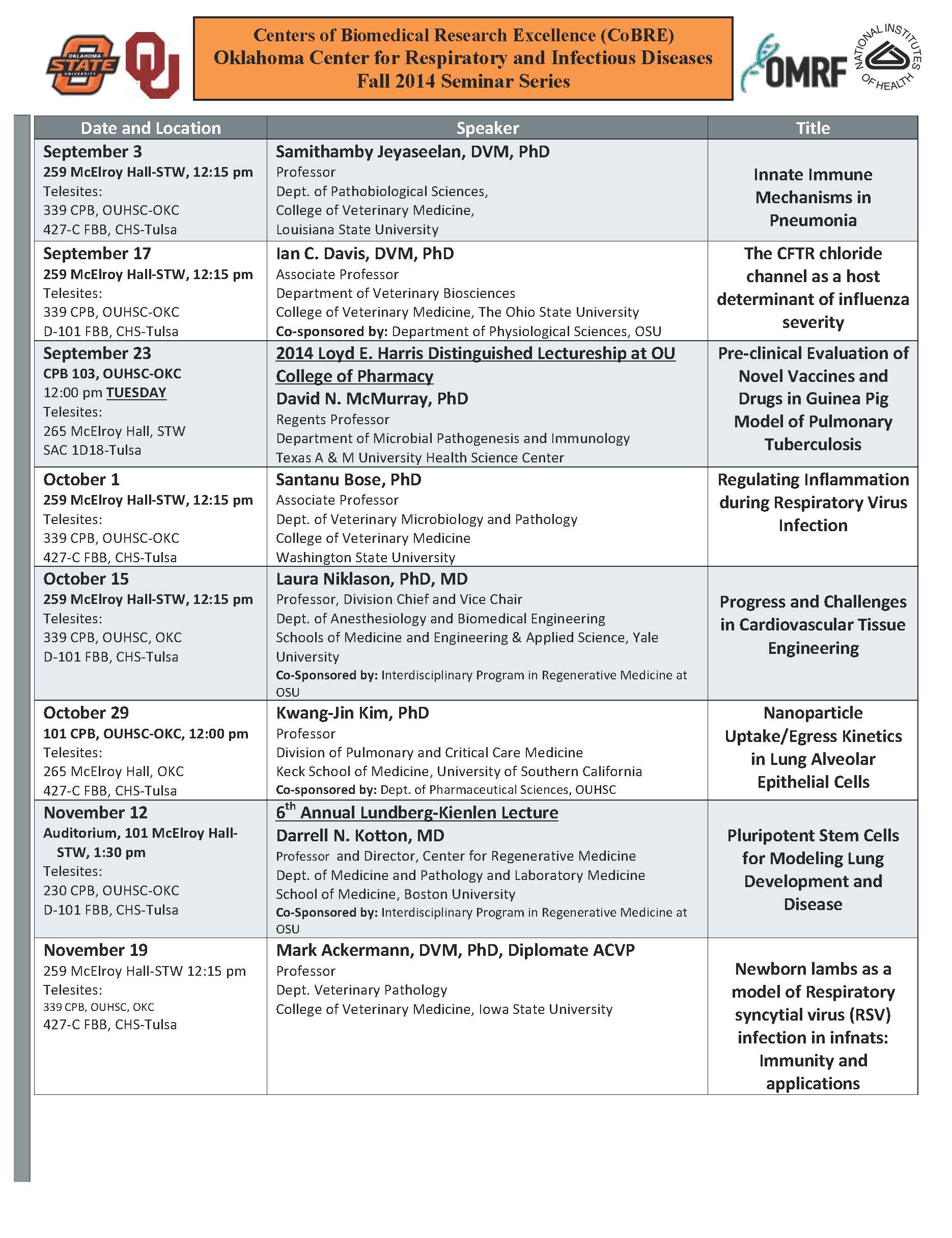 fall 14 seminar schedule page 1