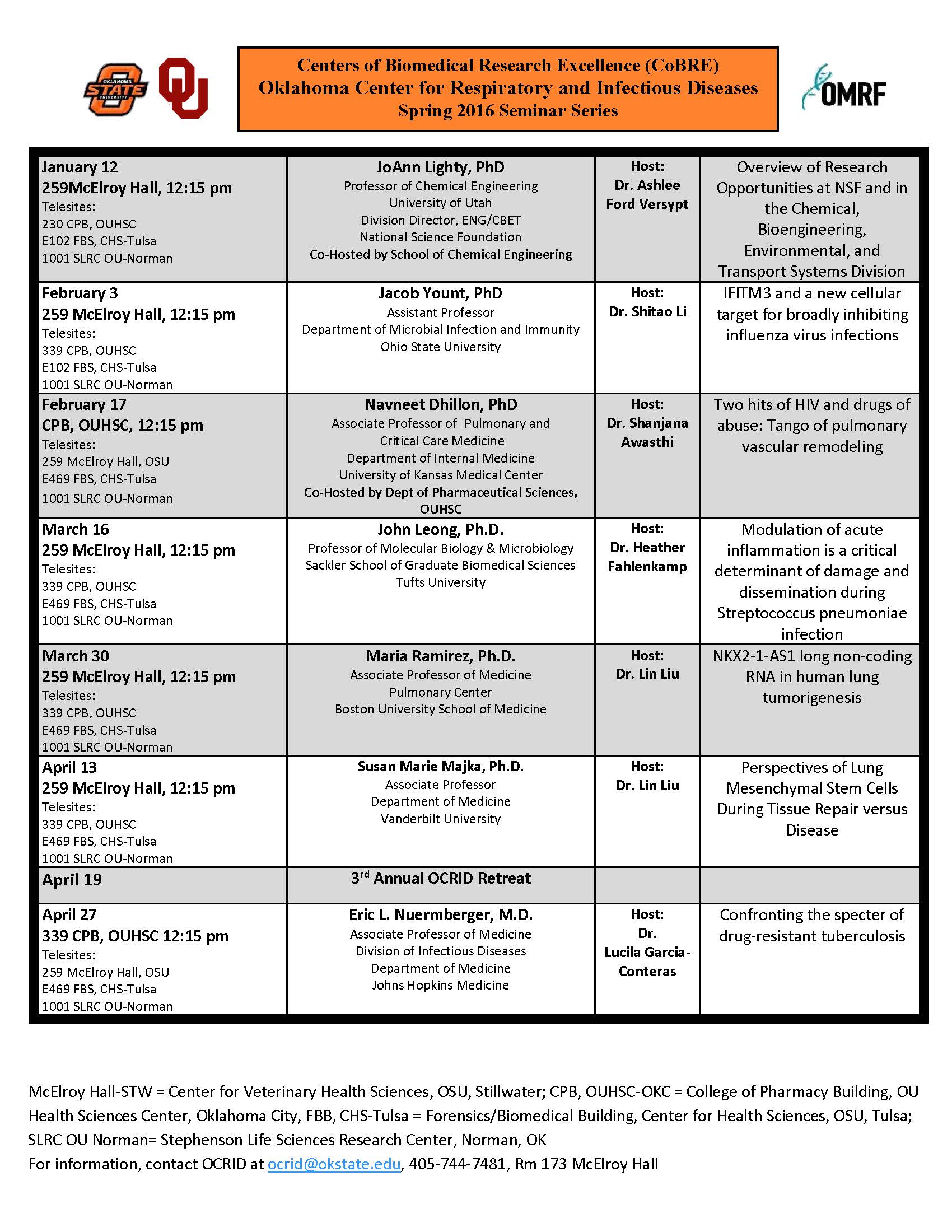 spring 16 seminar schedule page 1