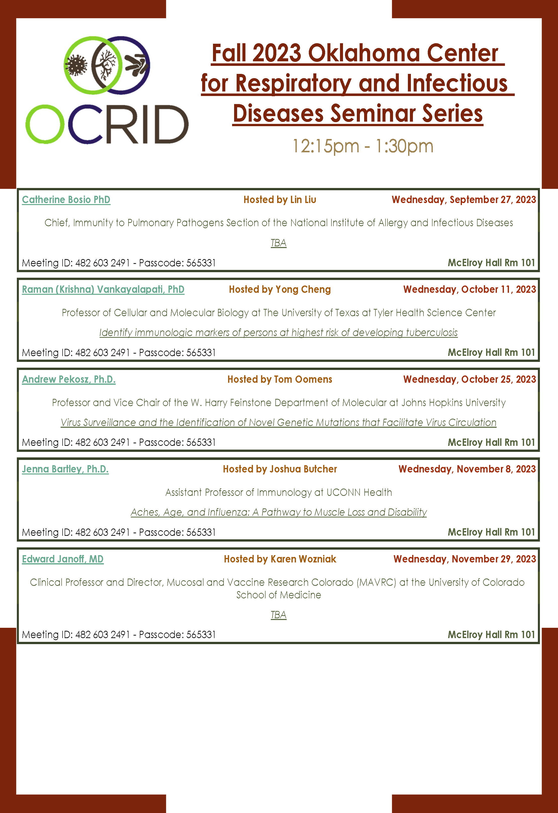 Thumbnail of seminar schedule